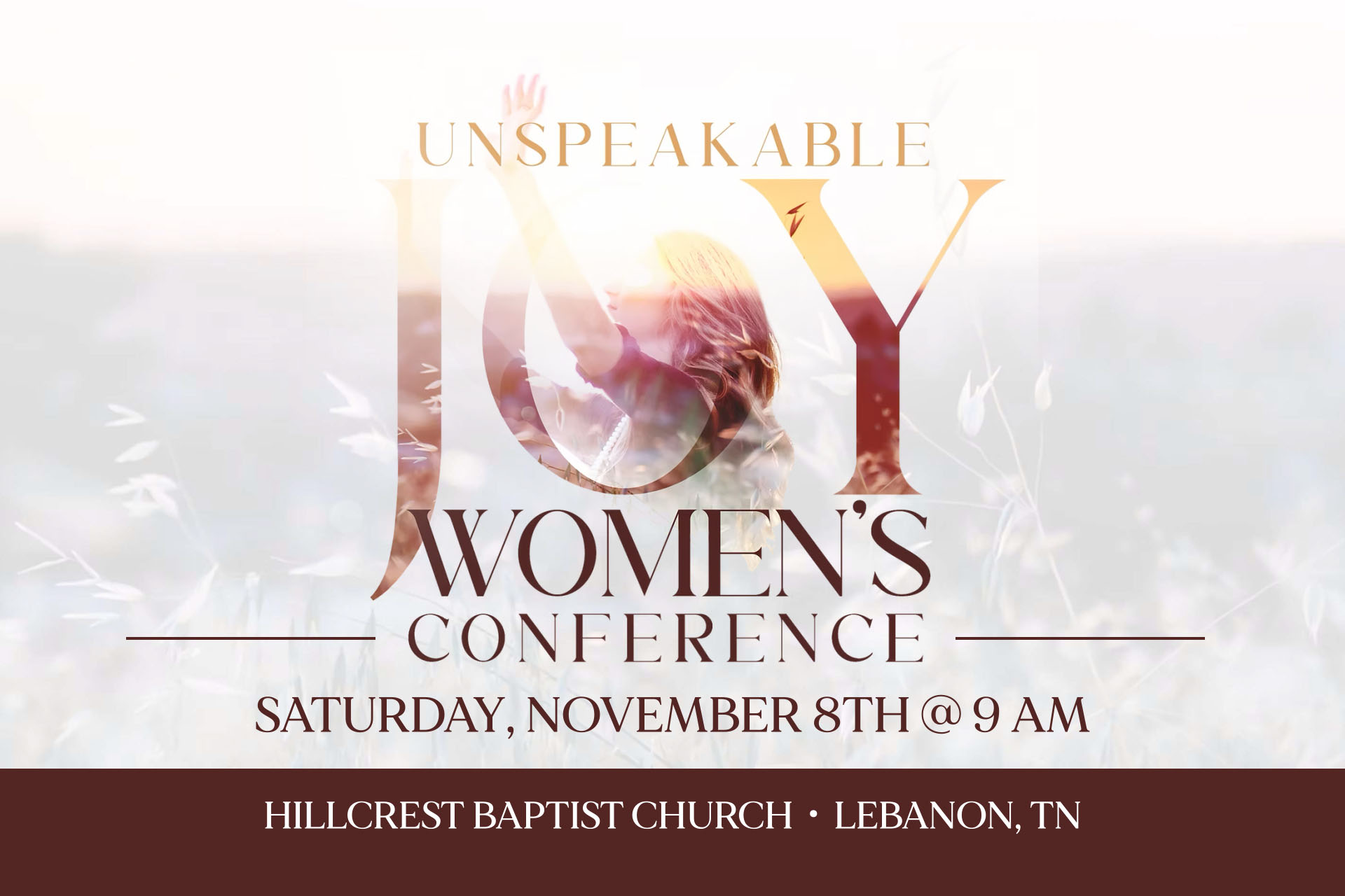 Abraham Productions | Unspeakable Joy Women's Conference