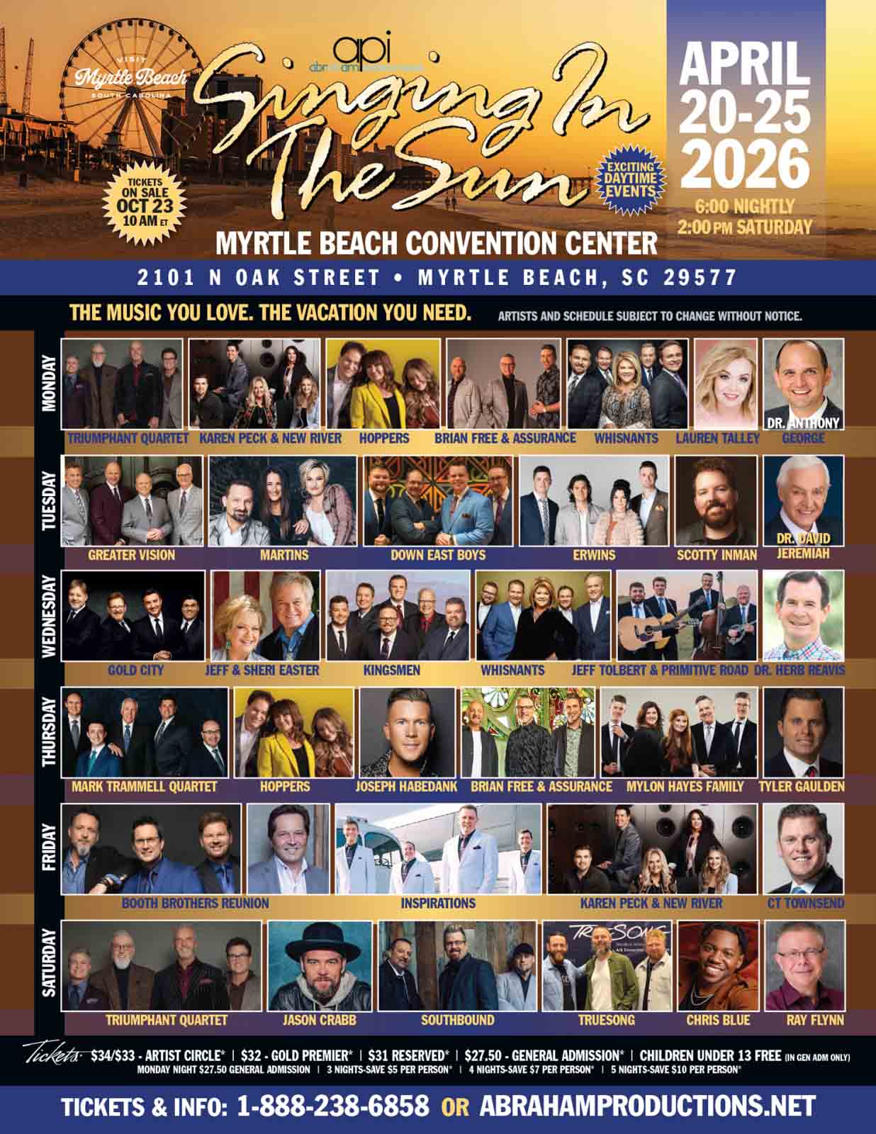 Singing In The Sun | Brochure